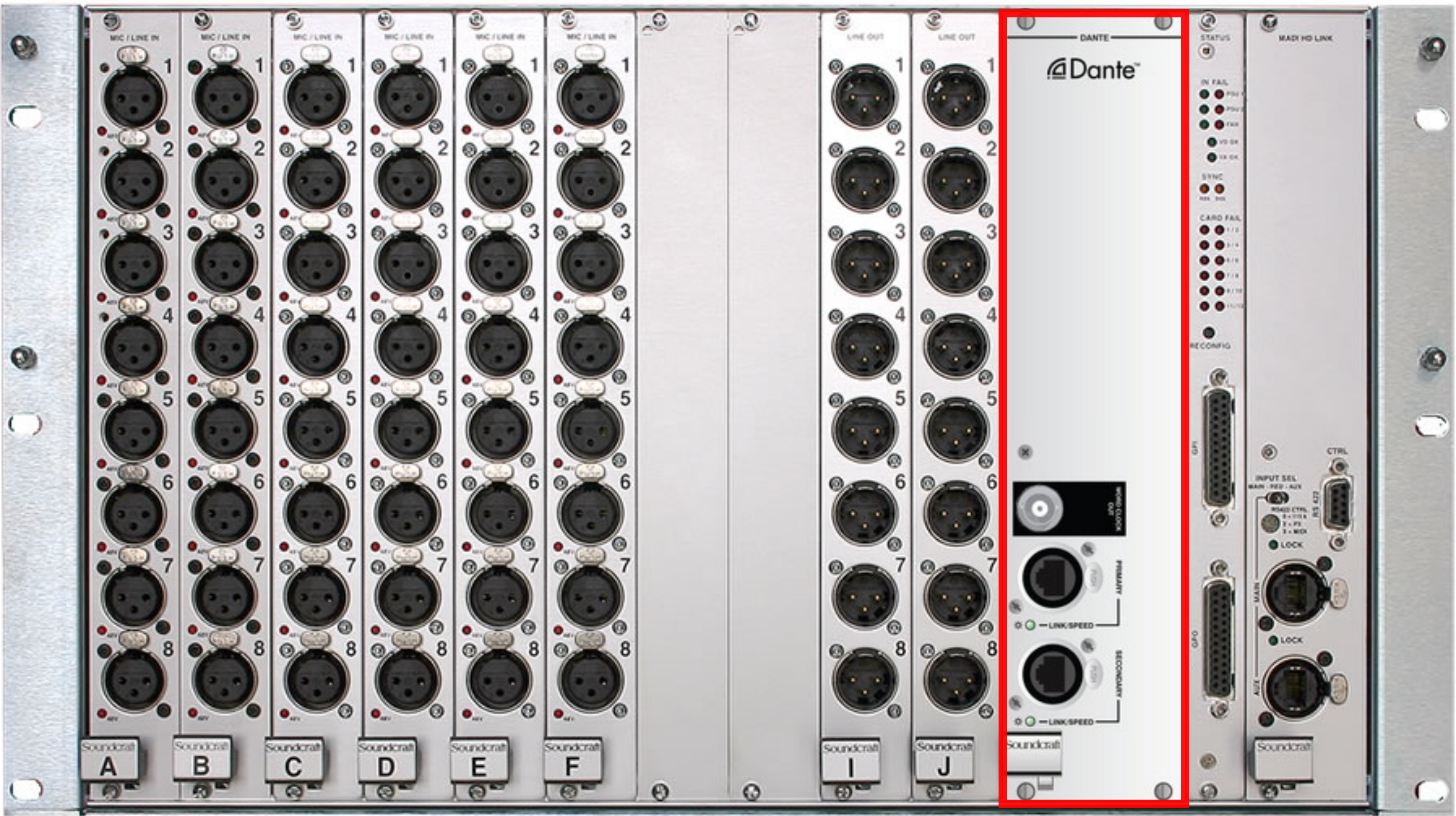 Using Expansion Cards In Compact or Vi Stagebox
